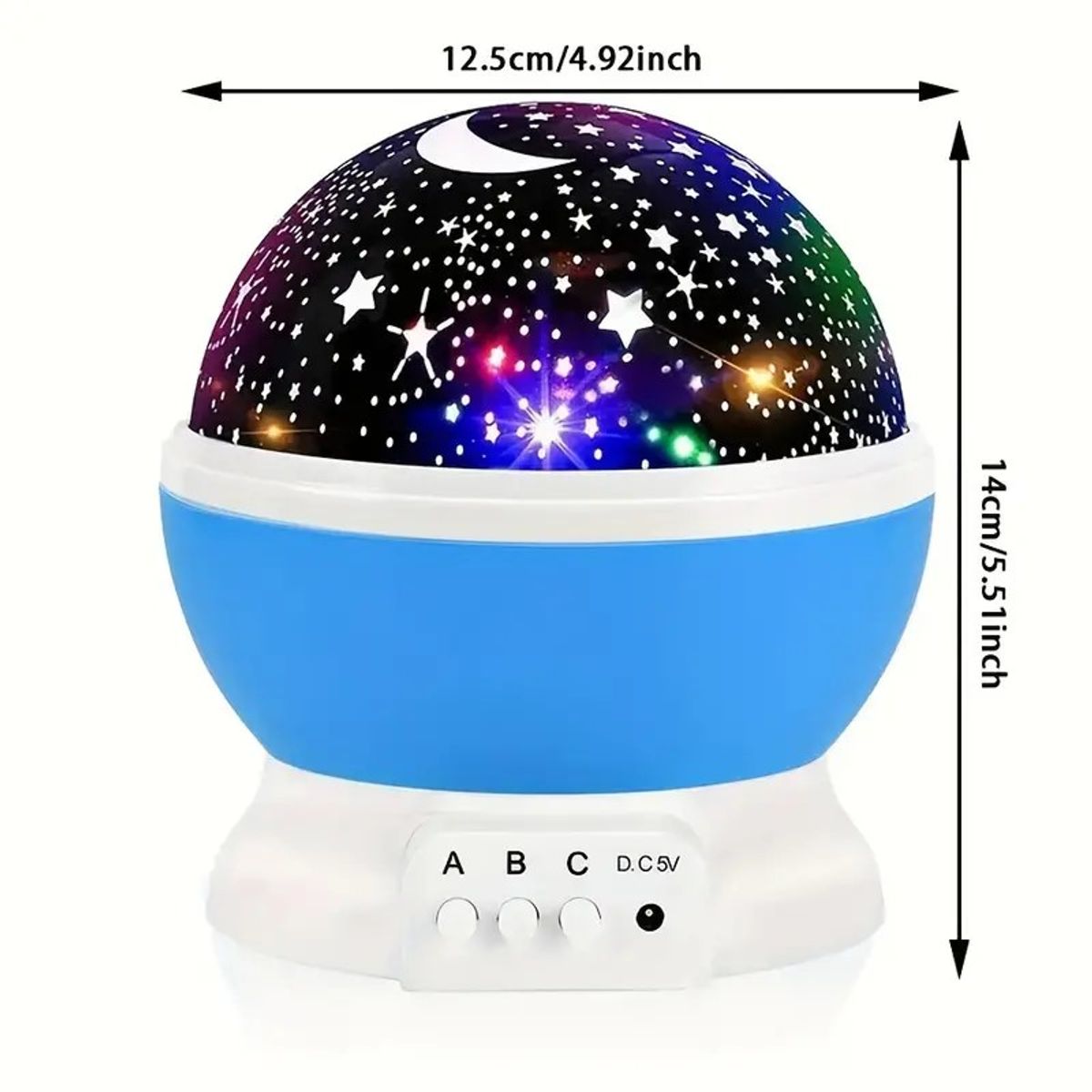 GENERICO - LAMPARA PROYECTOR ESTRELLAS