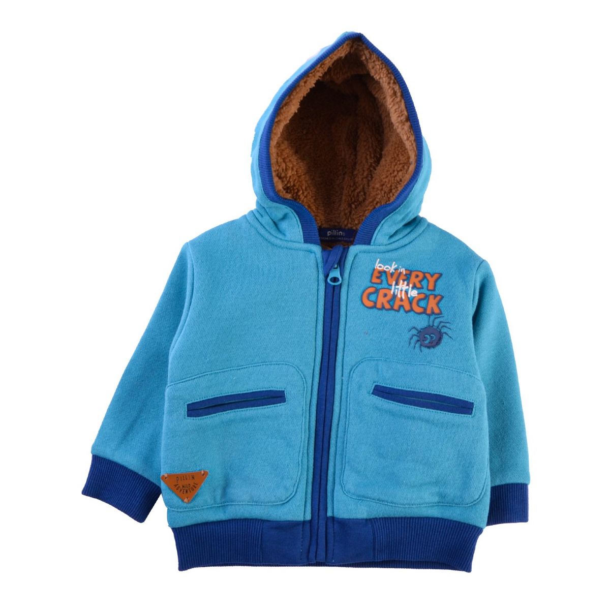 PILLIN - Polera Forrado cCierre y Capucha Pillin PVX558