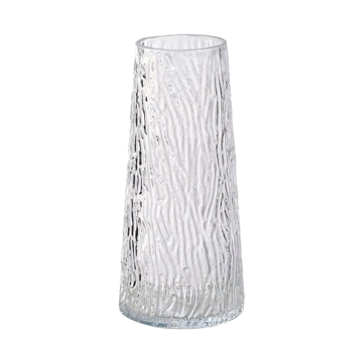 INSPIRA - Florero Alto Diseño Labrado Tallo