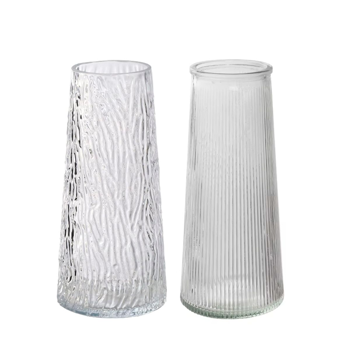 INSPIRA - Florero Alto Diseño Labrado