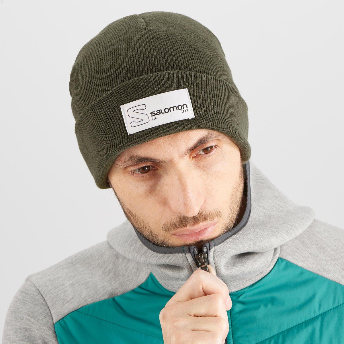 SALOMON - Gorro Beanie Outlife Logo Verde - Salomon