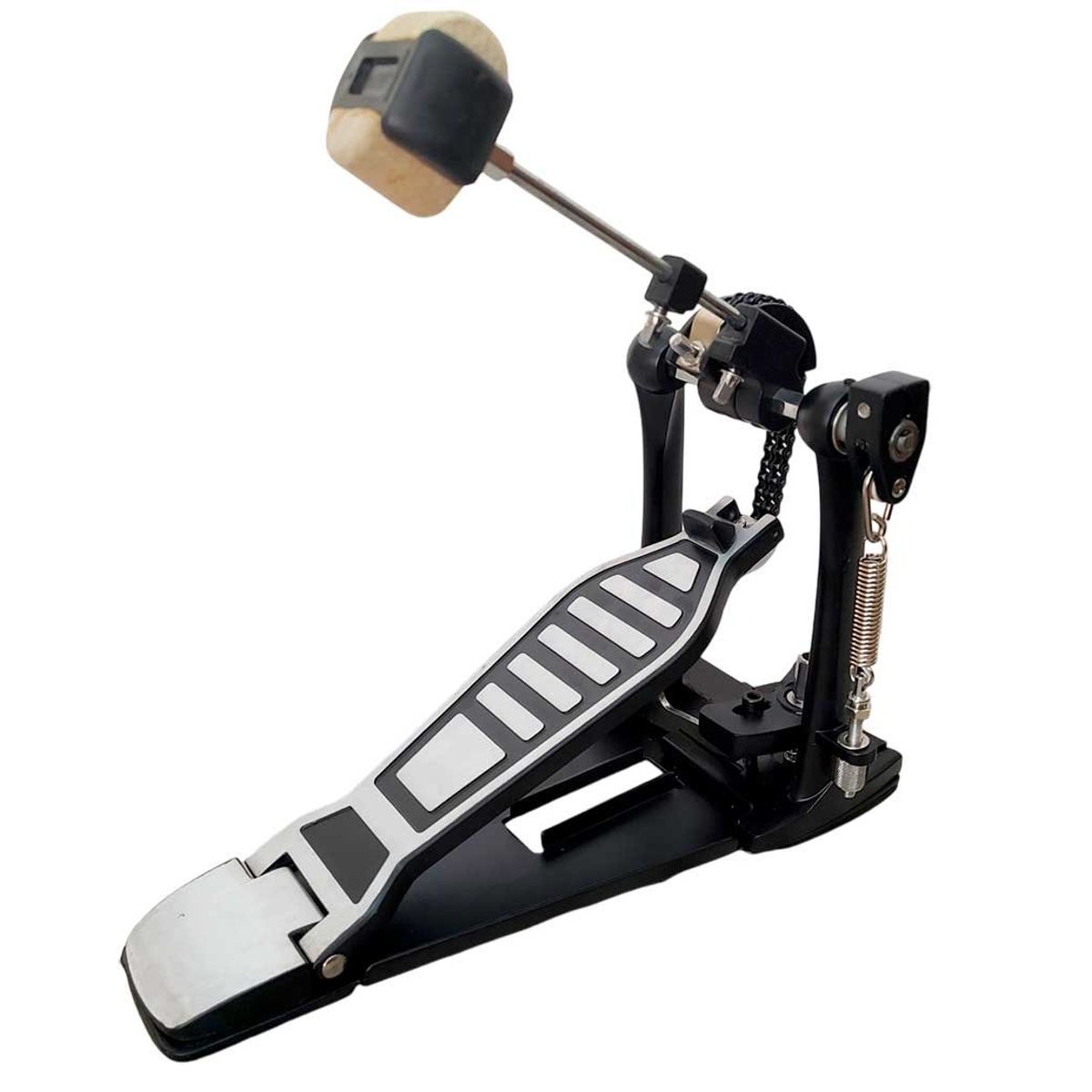 GENERICO - Pedal Martillo D Bombo Para Bateria Con Plataforma de Hierro