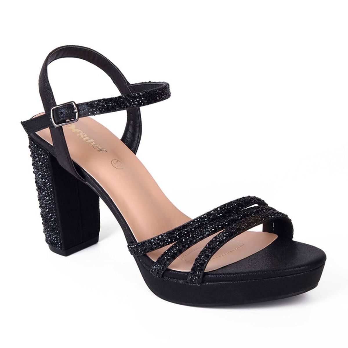 STHEF - Sandalia de Fiesta STHEF 7994 NEGRO