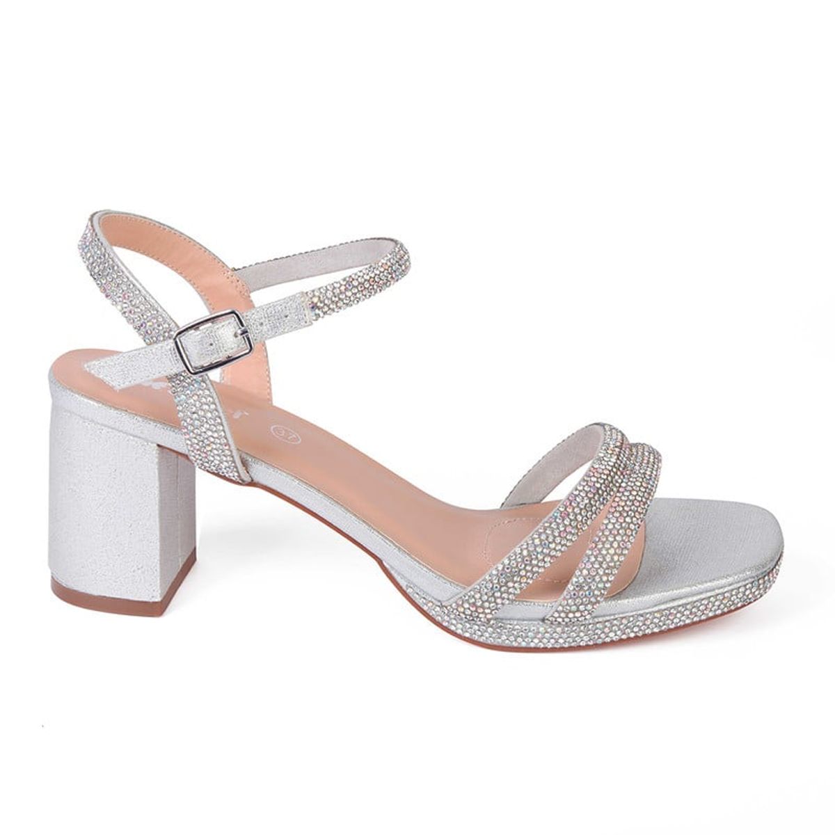 STHEF - Sandalia de Fiesta STHEF 7995 PLATA