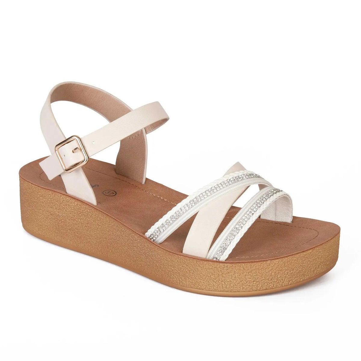 STHEF - SANDALIA MUJER STHEF CASUAL OFF WHITE 8023