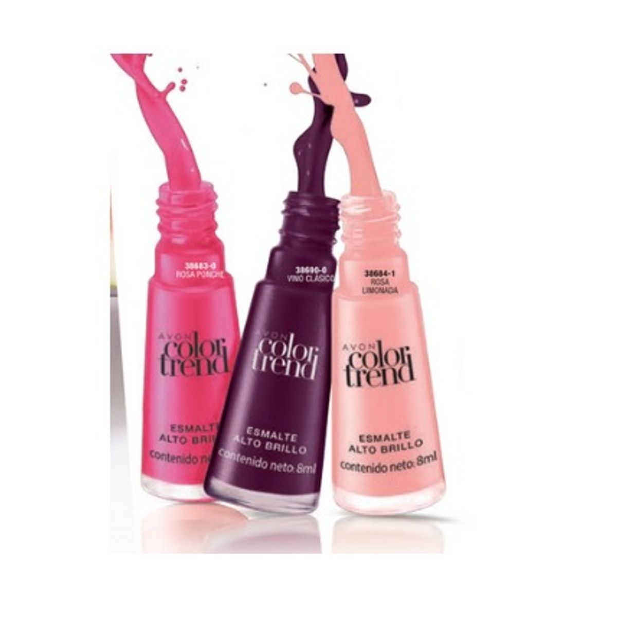 AVON - Esmalte Color Trend Alto Brillo Rosa Ponche