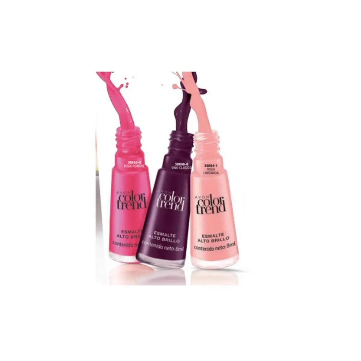 AVON - Esmalte Color Trend Alto Brillo Rosa Ponche