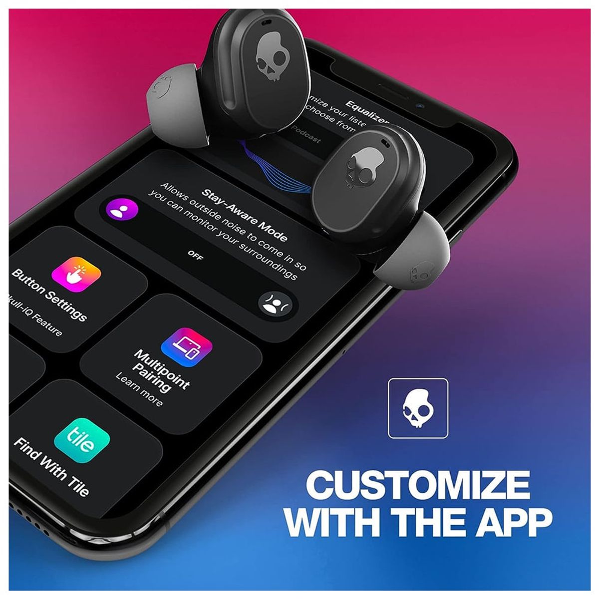 SKULLCANDY - Skullcandy MOD Audifonos Bluetooth 5.2 TWS Multipoint IP55