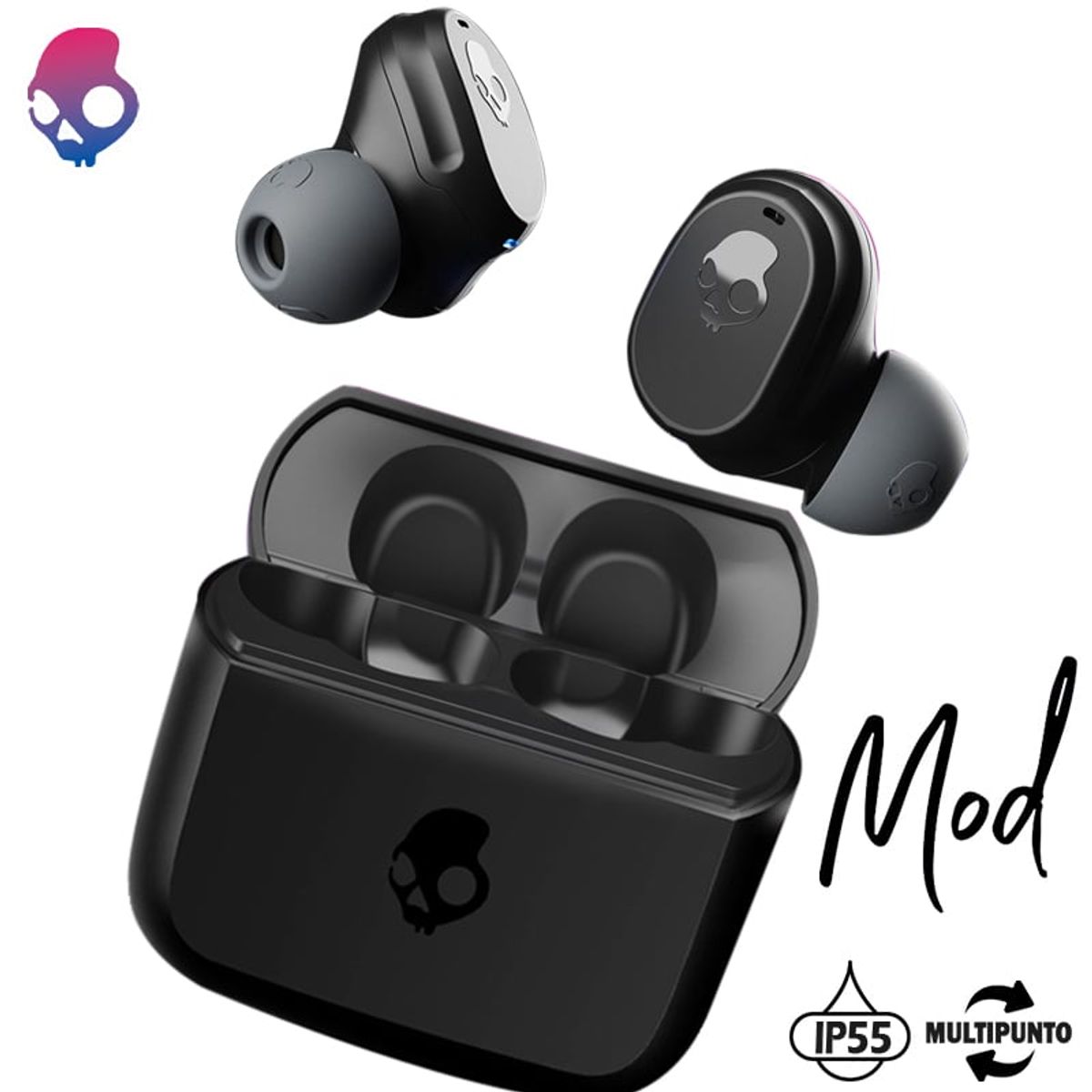 SKULLCANDY - Skullcandy MOD Audifonos Bluetooth 5.2 TWS Multipoint IP55