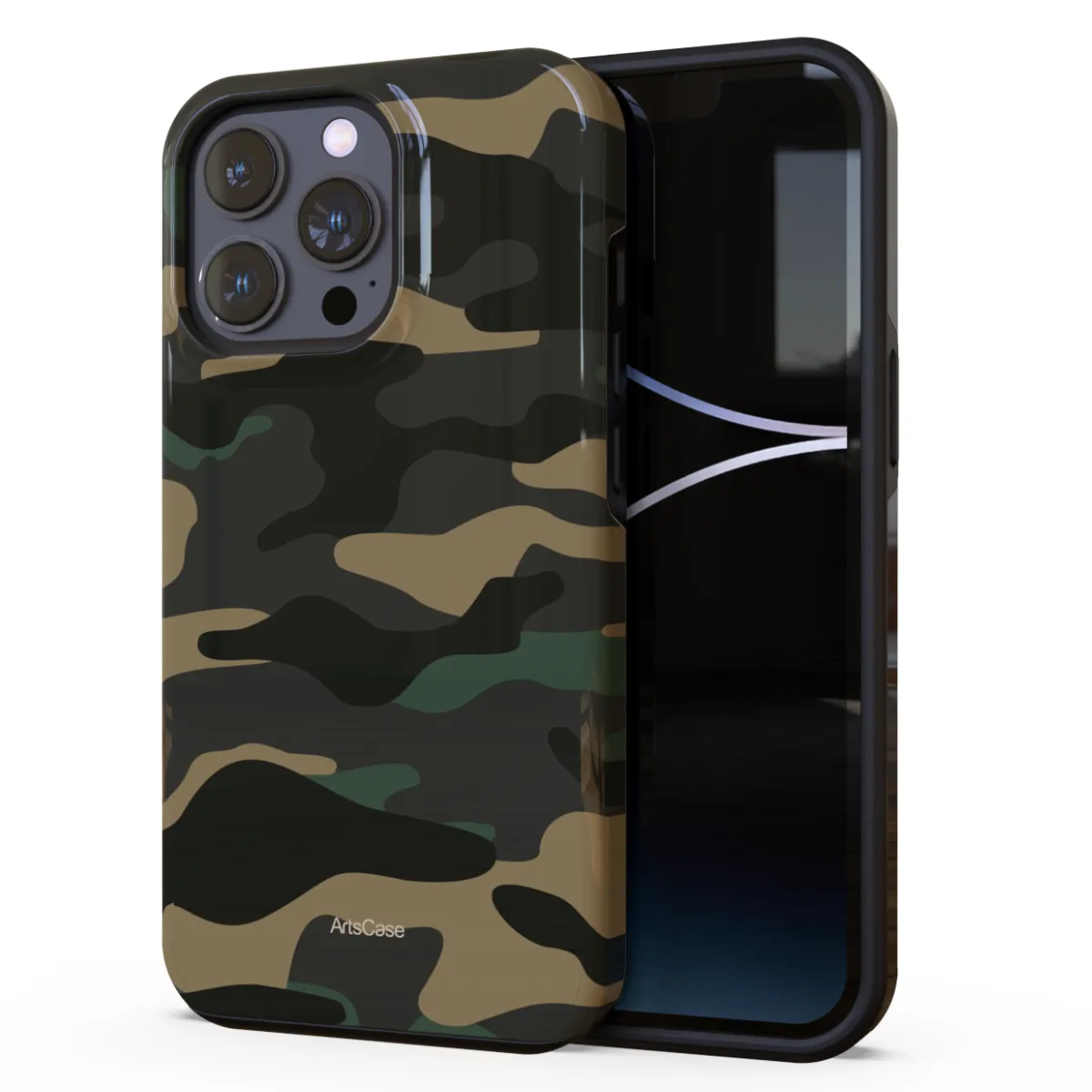 ARTSCASE - Case iphone 16 Pro Max Green Camo ArtsCase