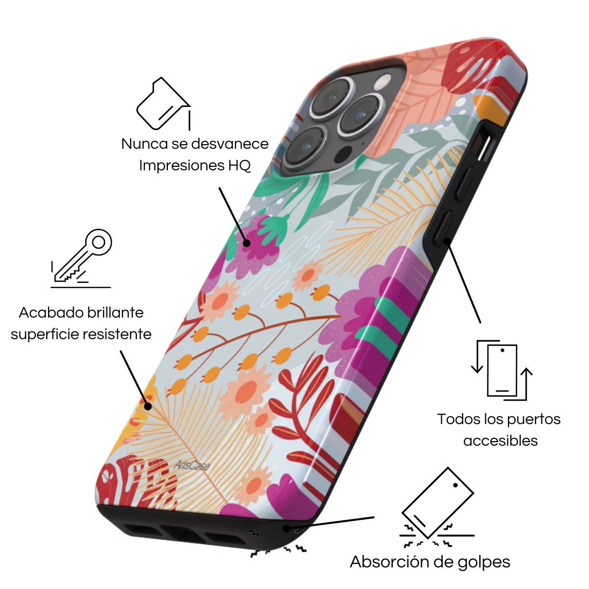 ARTSCASE - Case iphone 16 Happiness For Me ArtsCase