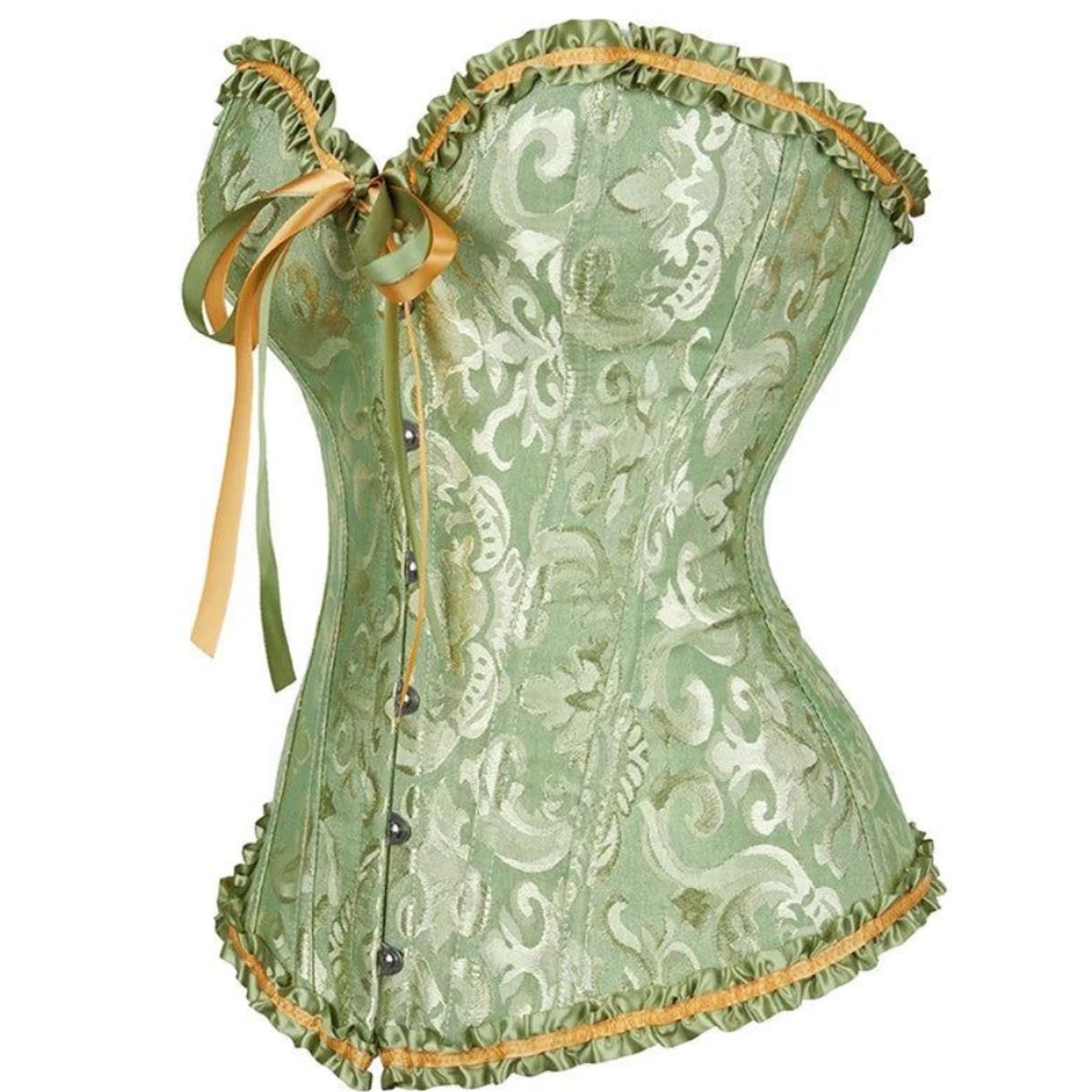 GENERICO - Corset Princesa Corse Encaje Mujer Victoriano Disfraz Halloween