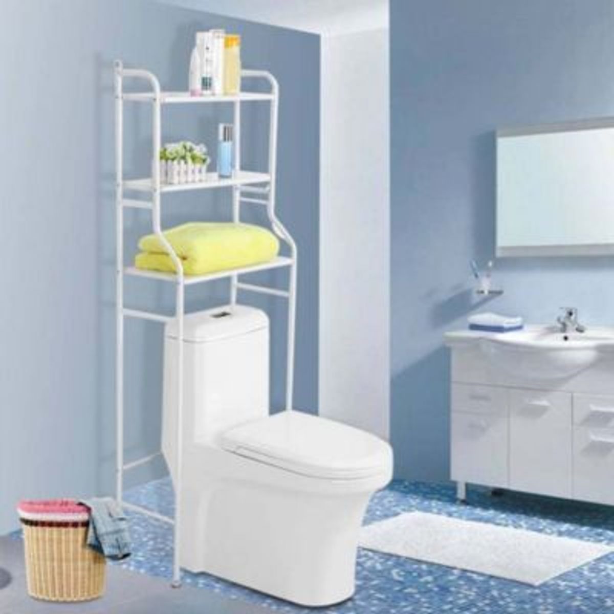GENERICO - Estante Organizador para Baño 3 Niveles TW-101.