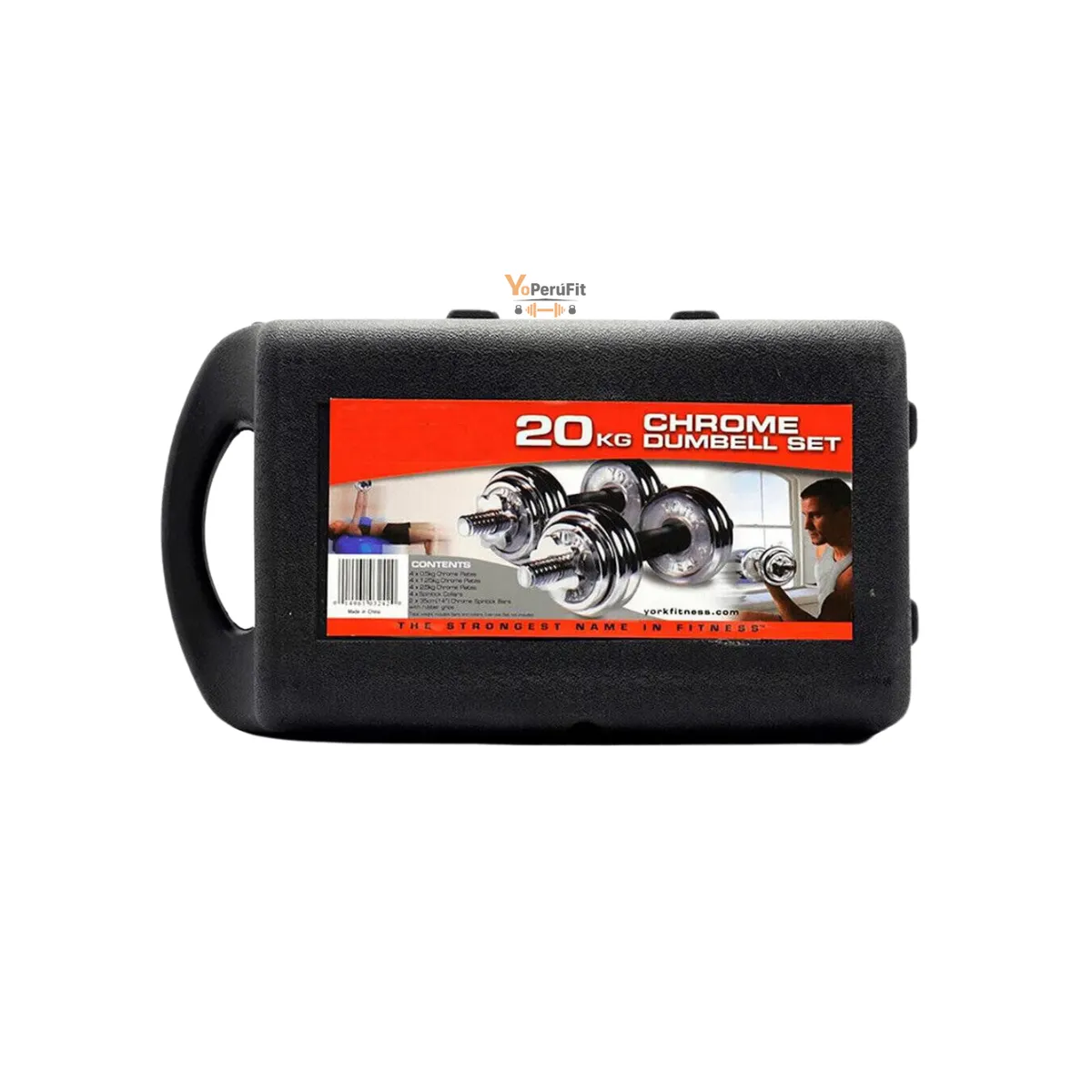 GENERICO - MALETIN DE MANCUERNAS 20KG CON ADAPTADOR