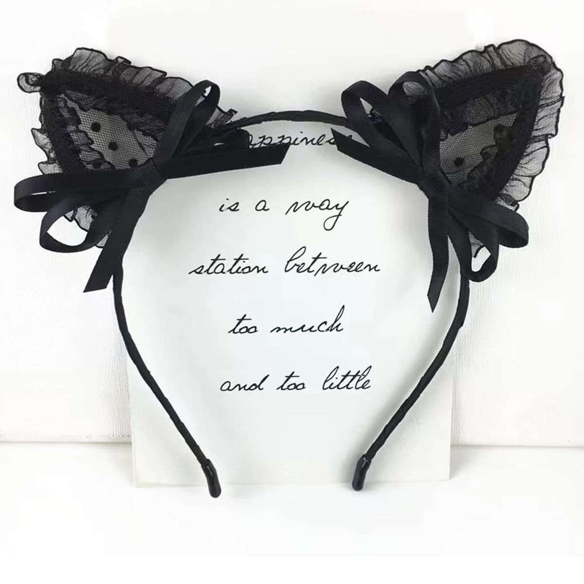 GENERICO - VINCHA LOLITAS DE GATO PARA CABELLO