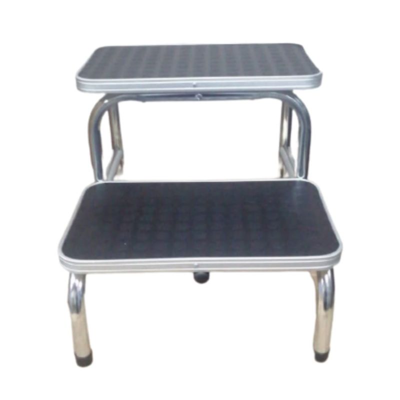 OEM - Peldaño de 2 Pasos Cromado  Mobiliario Clínico