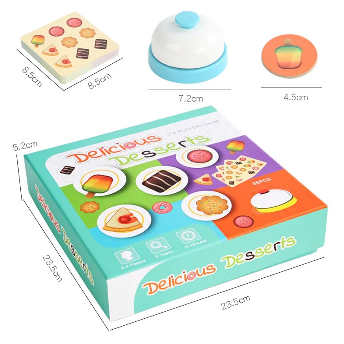 GENERICO - Restaurante Juguete Clasificación Colores Delicious Desserts