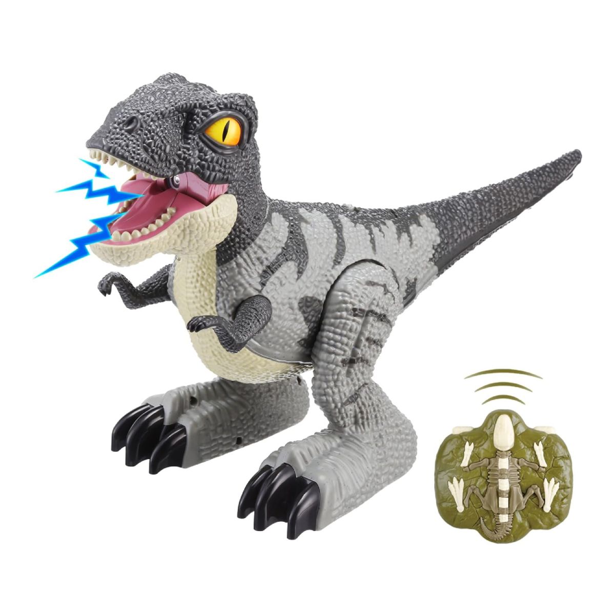 GENERICO - Dinosaurio RC Movimientos sonidos y efectos envio aleatorio