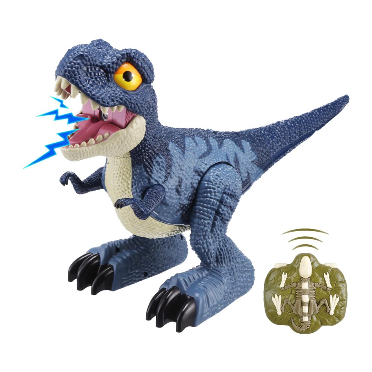 GENERICO - Dinosaurio RC Movimientos sonidos y efectos envio aleatorio