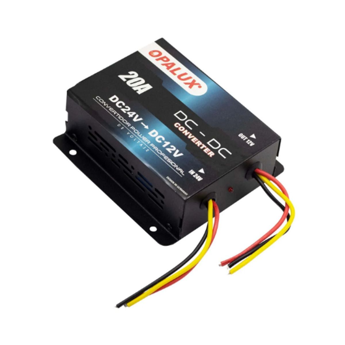 OPALUX - Reductor de Voltaje DC 24V a 12V 20A OP-VC20A OPALUX