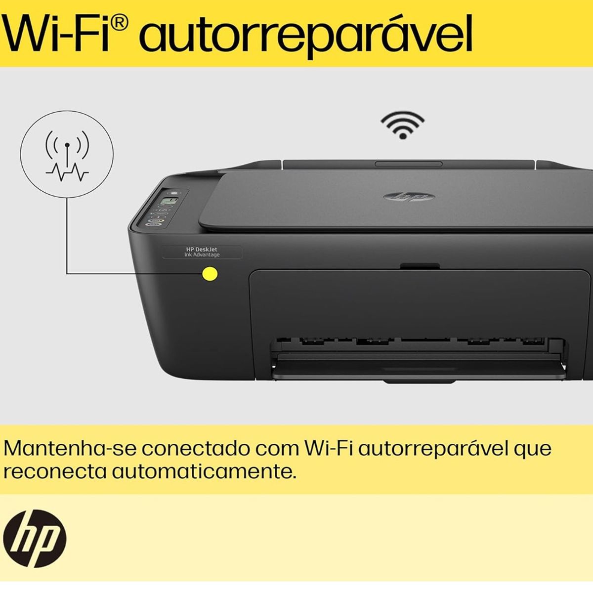 HP - Impresora  Multifuncional hp 2874 Wifi Escaner Copia