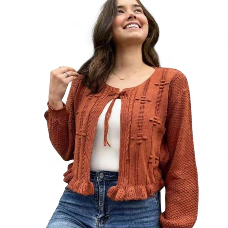 Modelos De Chompas Abiertas De Lana Para Mujer Palillos Chompas De