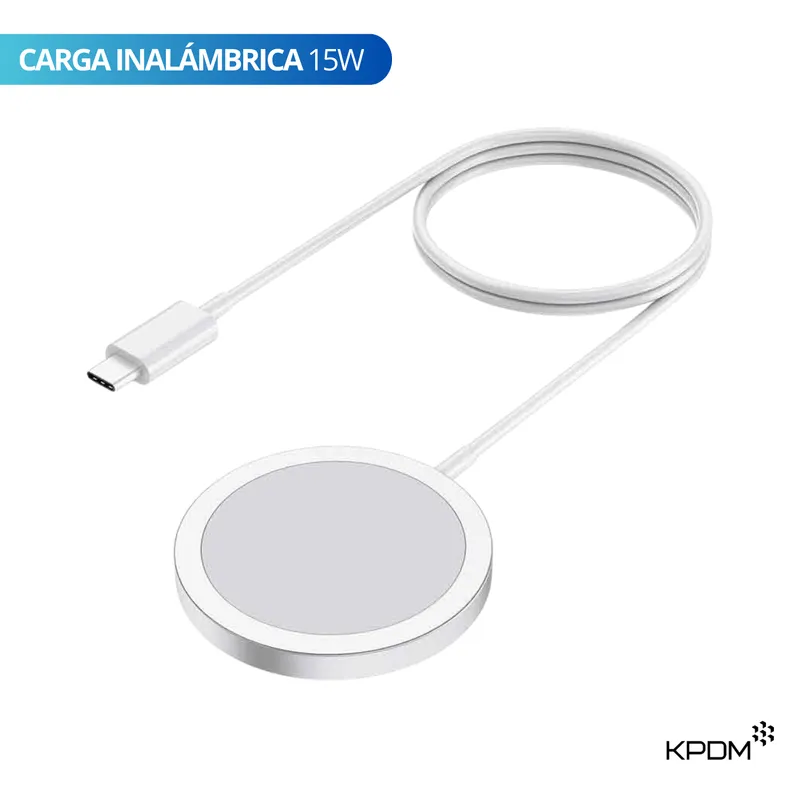 GENERICO - Cargador Para iPhone Carga Inalámbrica 15W MagSafe
