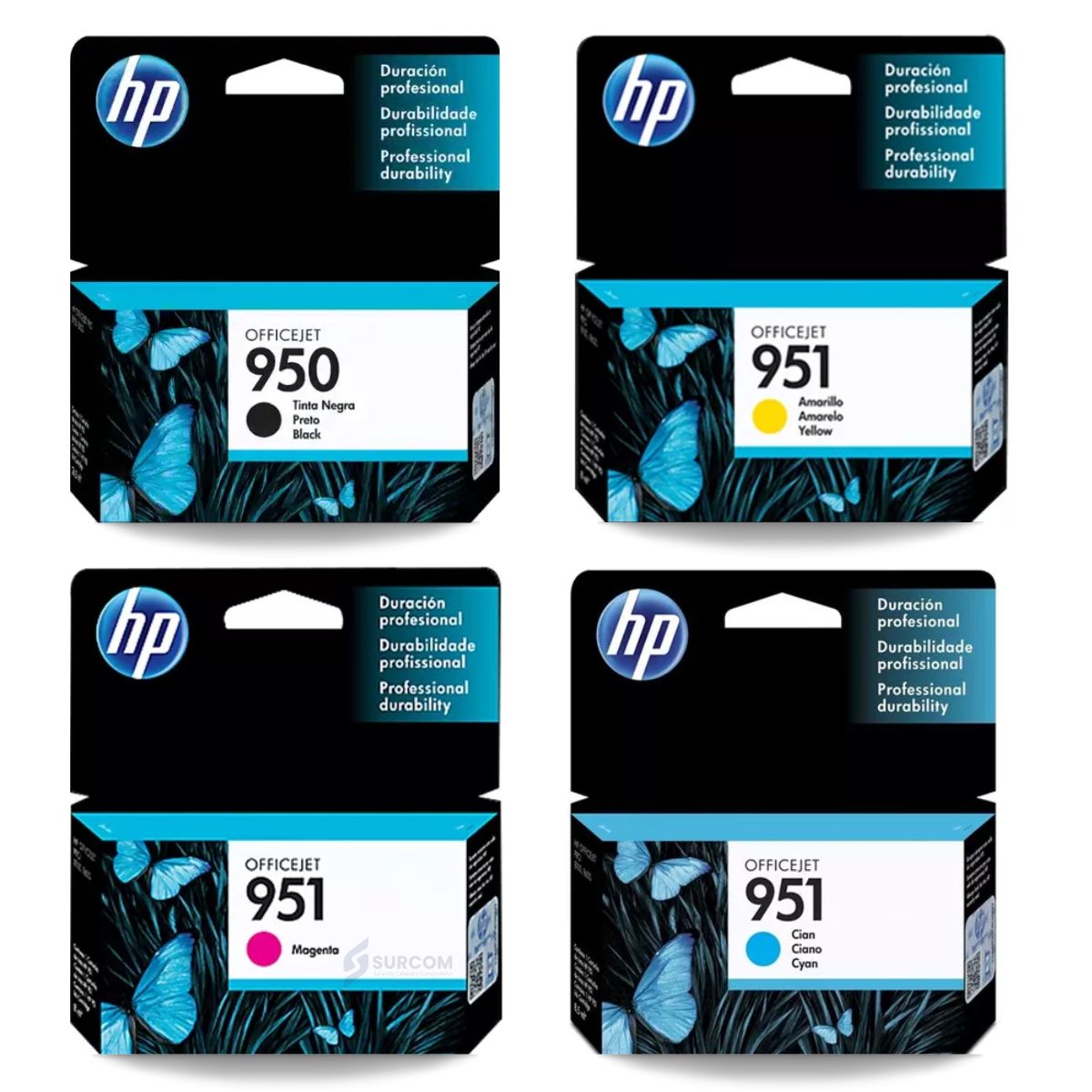 HP - Kit Tinta HP 950 951 Cyan Magenta Amarillo Negro