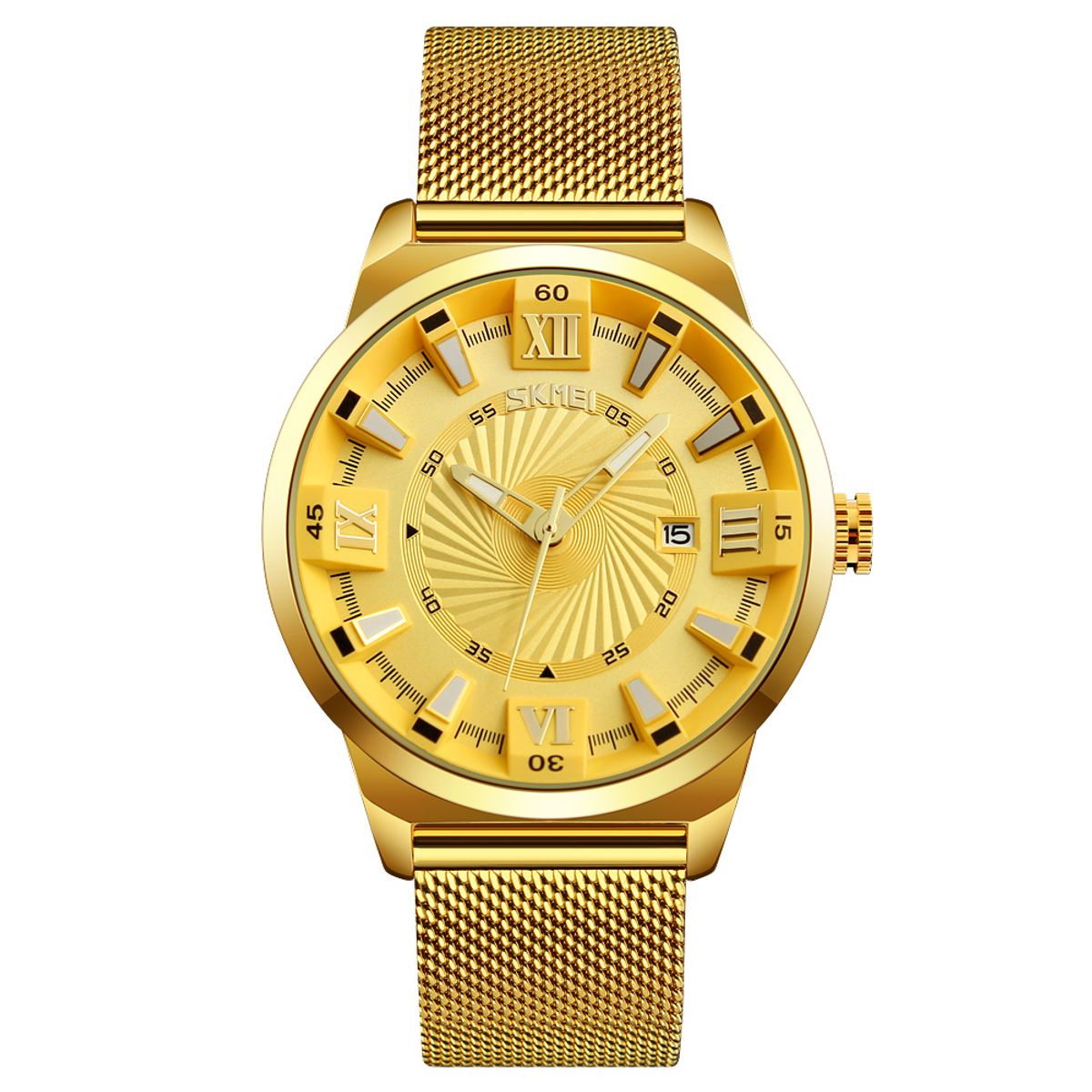 SKMEI - Reloj Skmei 9166 DORADO Analogo para Caballero