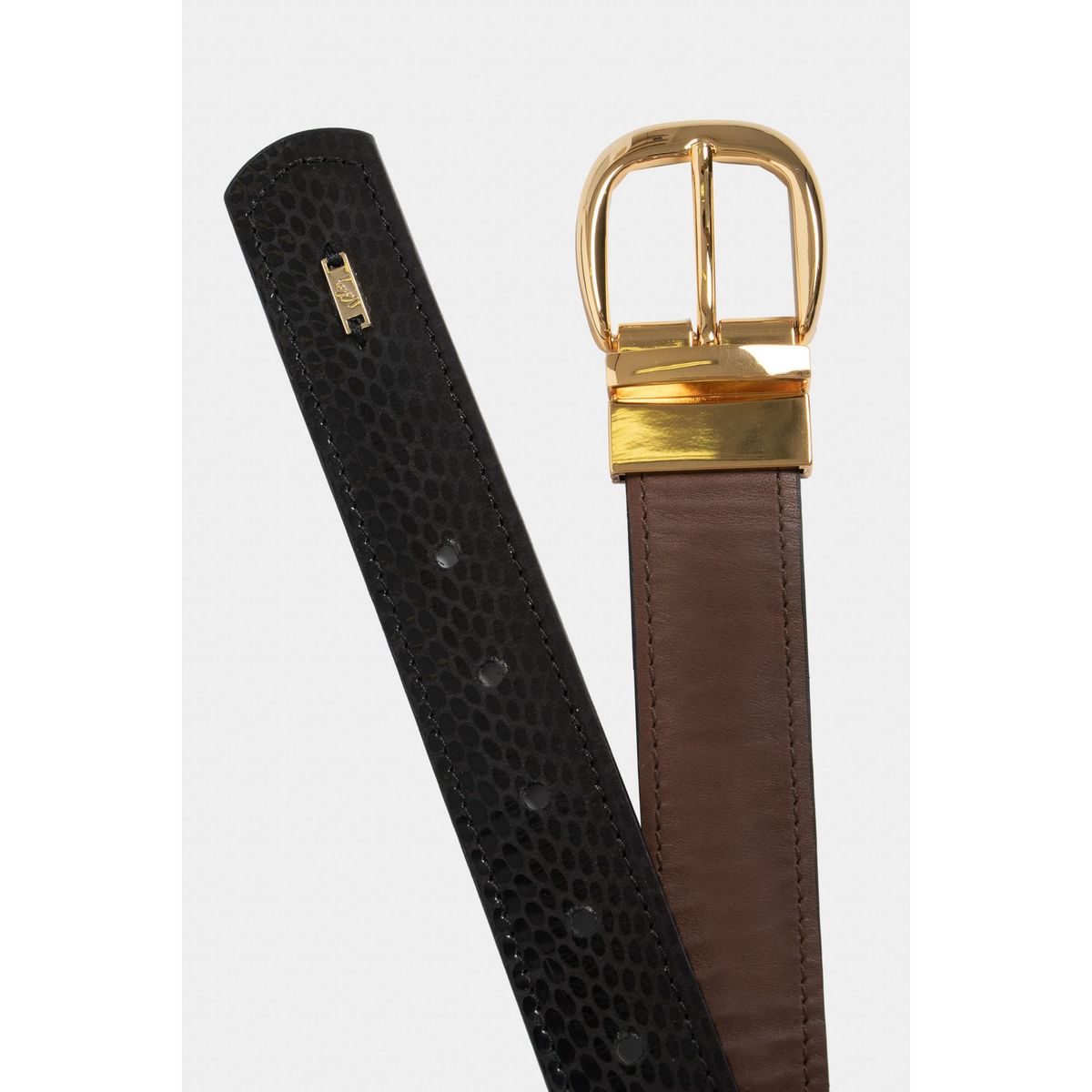 VELEZ - Vélez Cinturón Doblefaz Captivo De Cuero Combinado