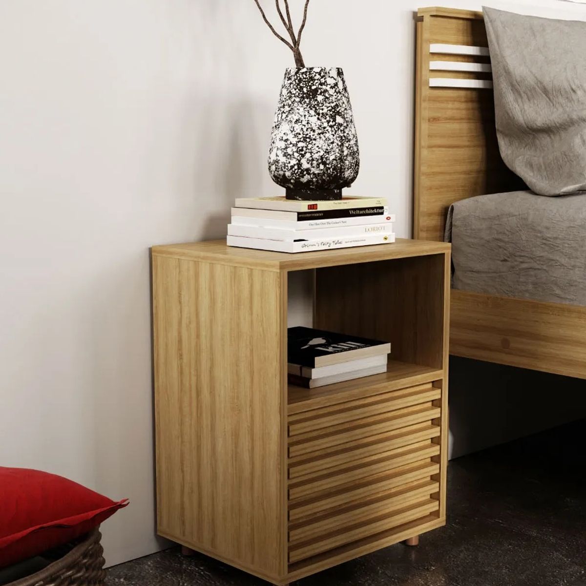 NACION MUEBLES - VELADOR NACION MUEBLES CECILIA COLOR PANELA NM