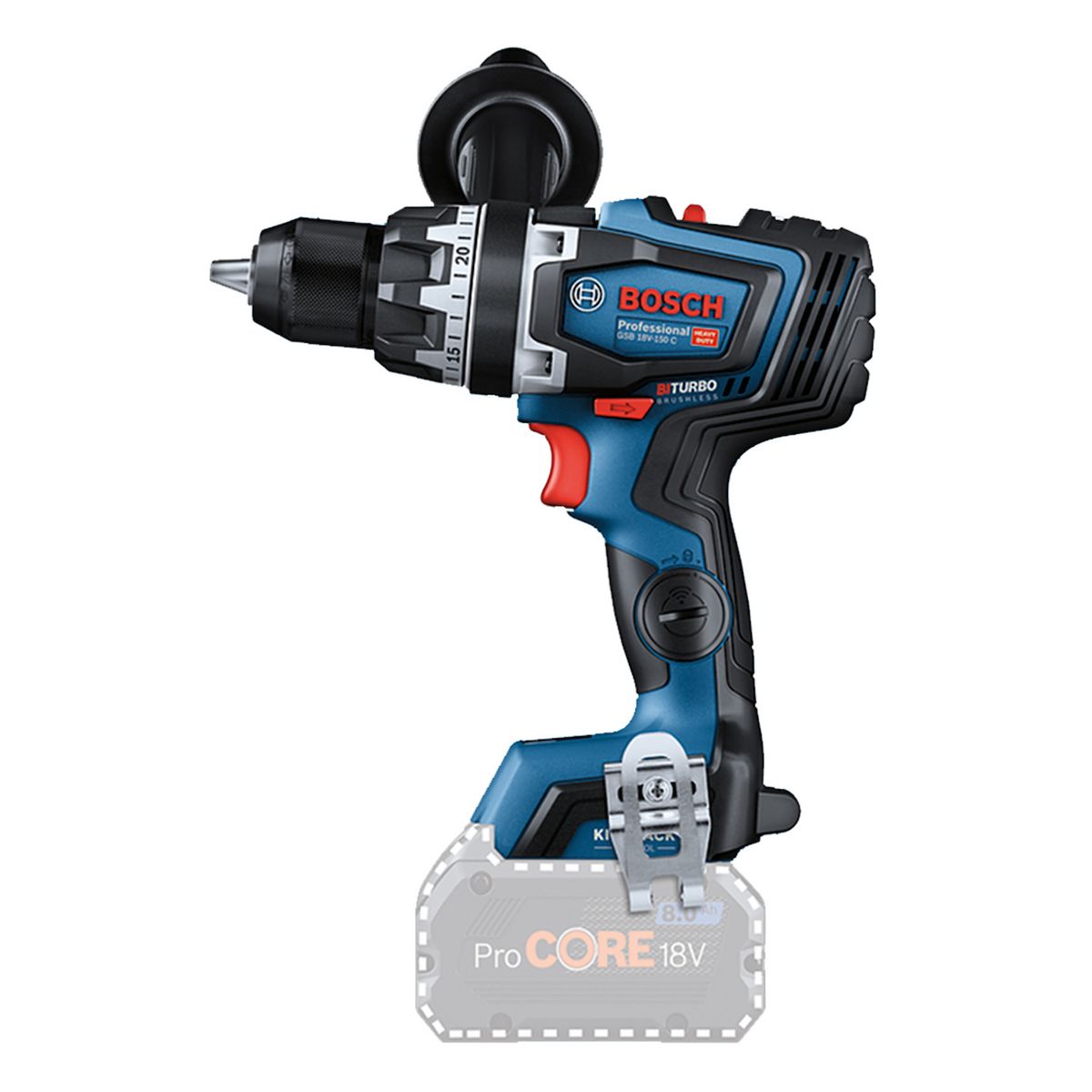 BOSCH - Taladro Percutor Bosch 12 Brushless Gsb 18v-150 C L-boxx +2bat+carg