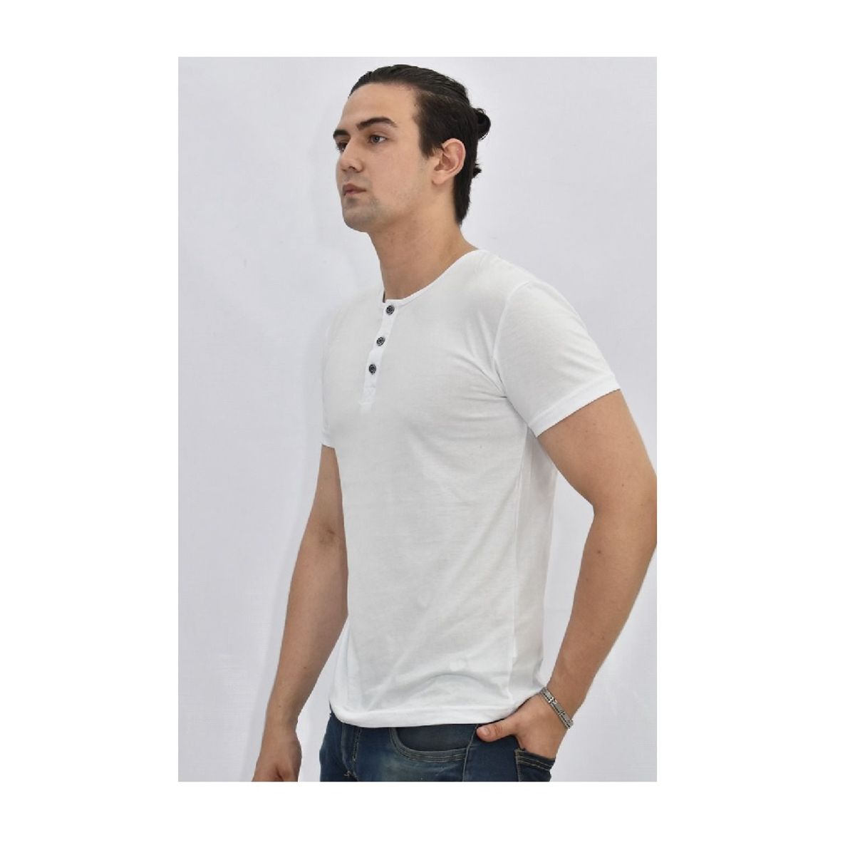 OTTOWARE - Polo Cuello Neru Blanco para Hombre