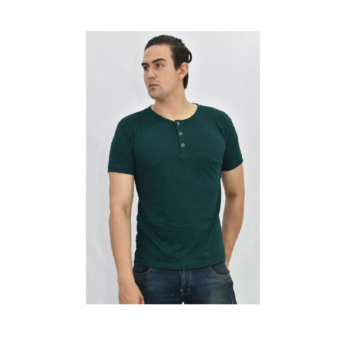OTTOWARE - Polo Cuello Neru Verde para Hombre
