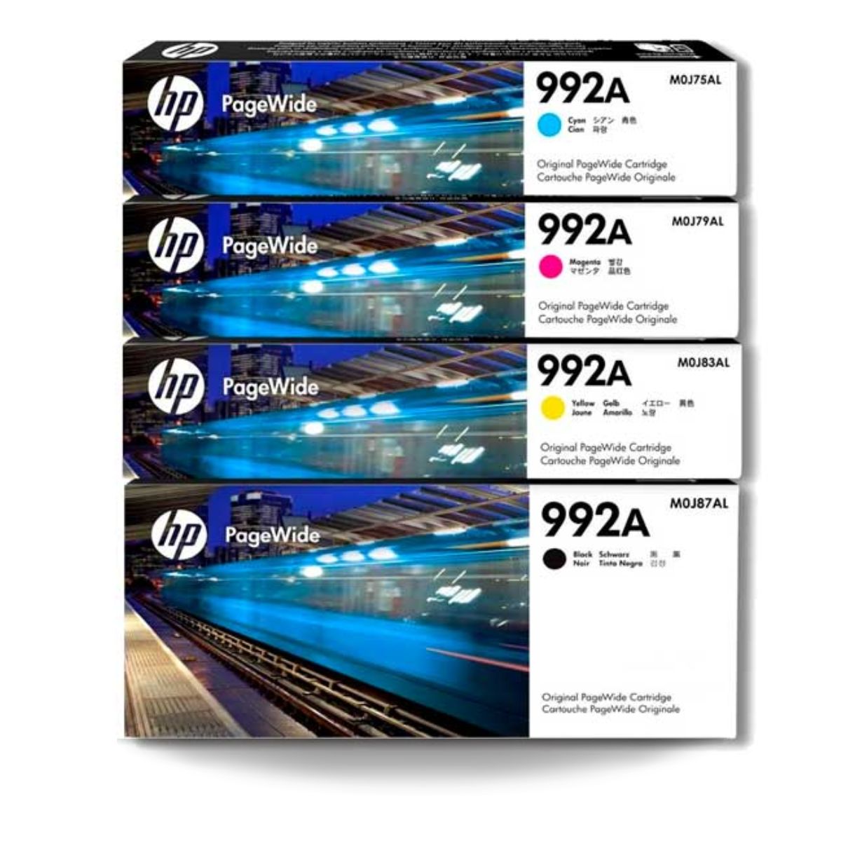 HP - Kit Tinta HP 992A Cyan Magenta Amarillo Negro