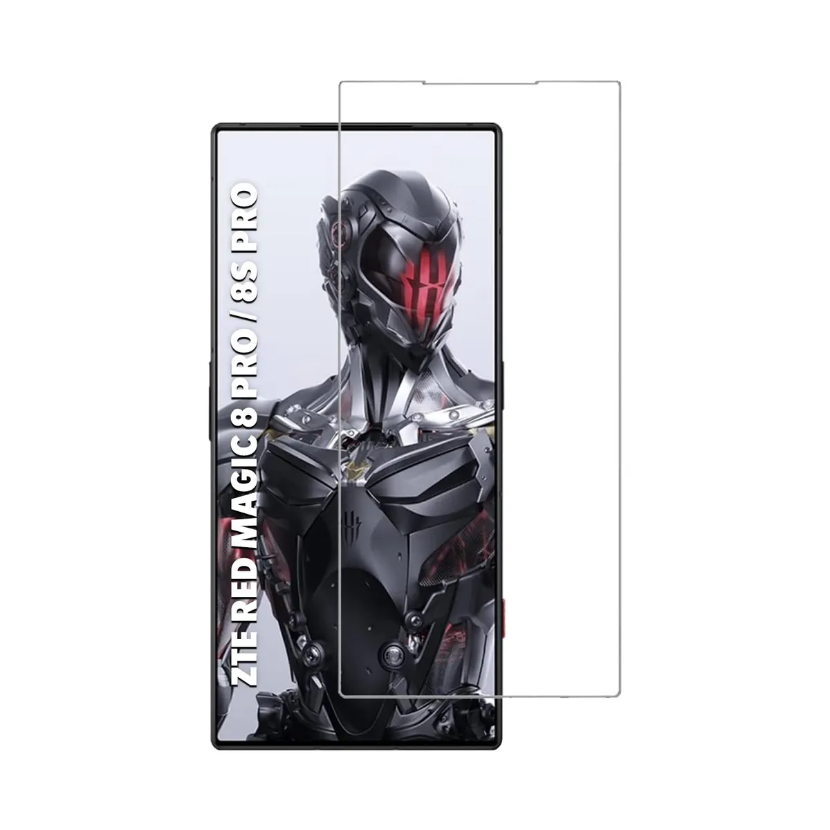 GENERICO - Mica Vidrio Templado Pantalla 3D Full ZTE RED MAGIC 8 PRO 8S PRO