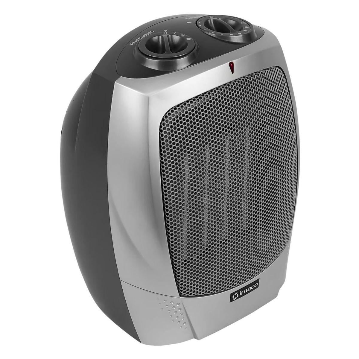 IMACO - Termoventilador Imaco ITC3181 1800w de Mesa Cuerpo de Toque Frio Gris