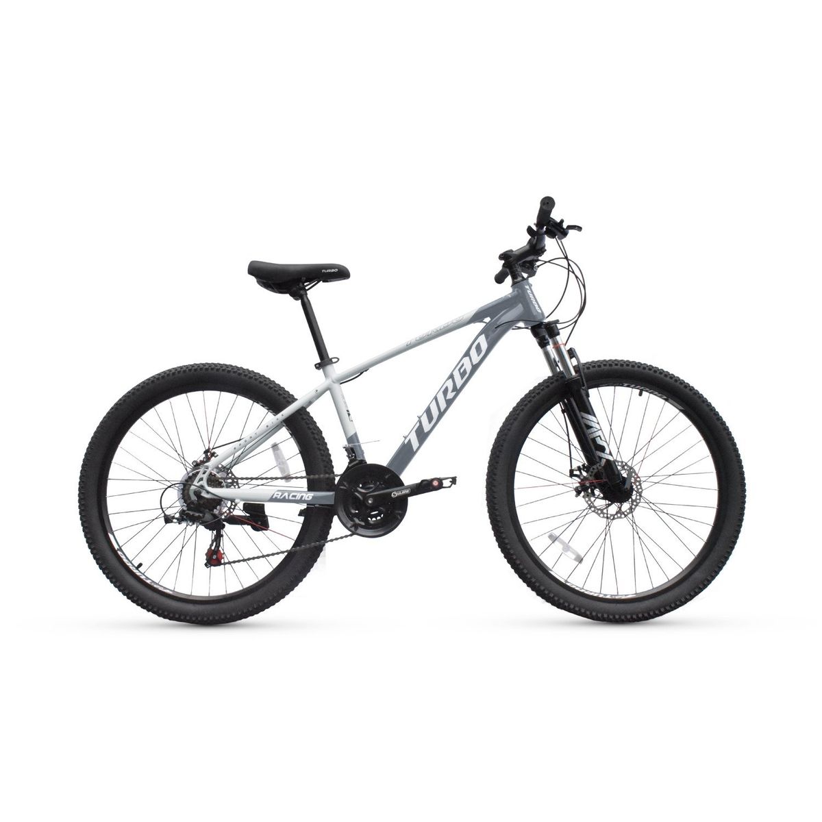 JAFI - Bicicleta de montaña Turbo Racing 24 plata