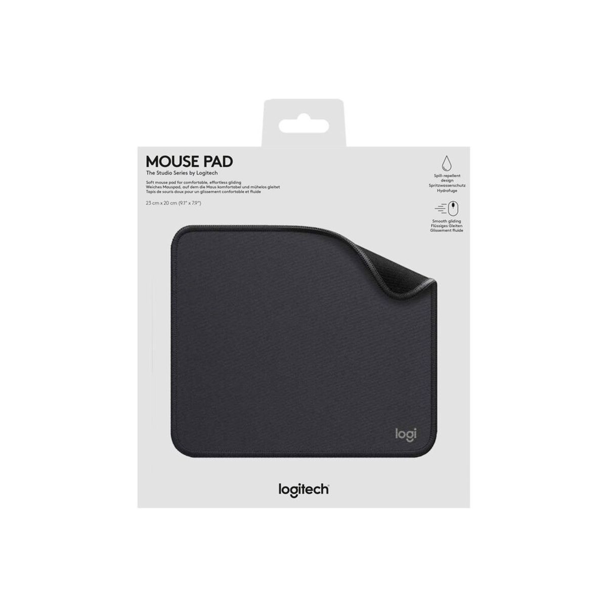 LOGITECH - PAD MOUSE LOGITECH 956-000035 ANTI SALPICADURAS BLACK