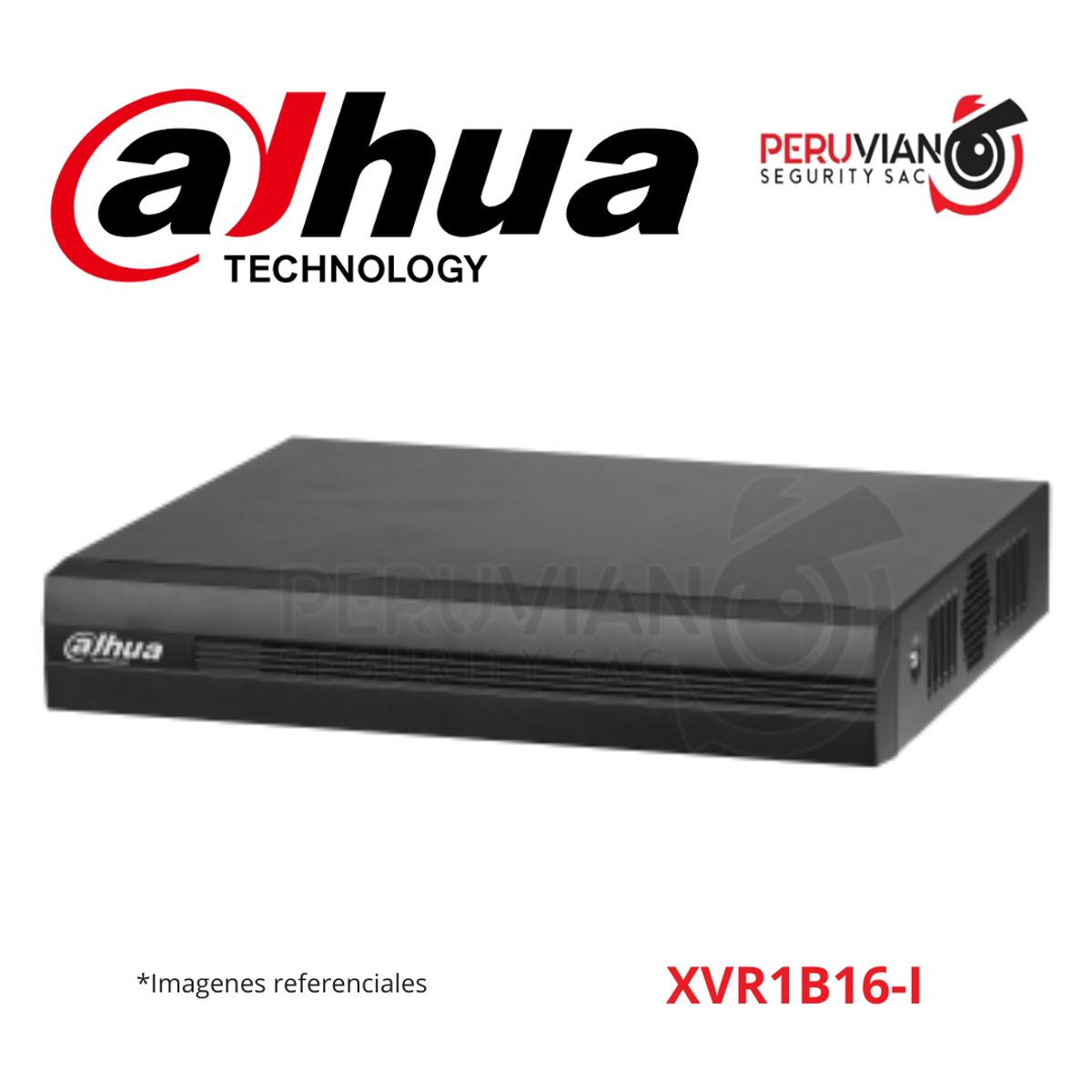 DAHUA - DVR 16 CANALES HD 720P 1 AUDIO XVR1B16-I