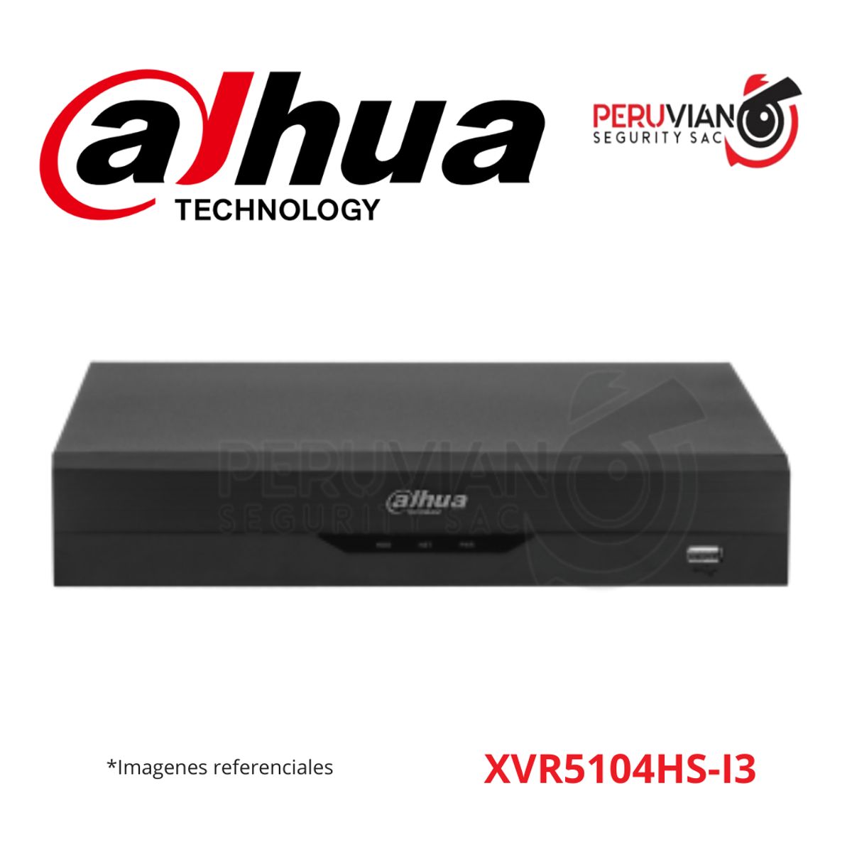 DAHUA - Grabador XVR 4 canales 1080P XVR5104HS-I3