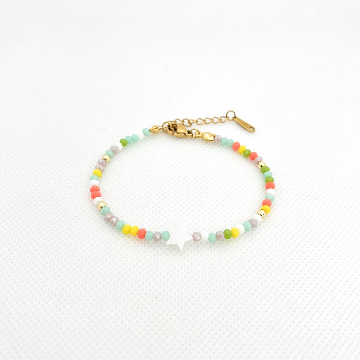 GENERICO - Pulsera Regulable Muranos y Acero  Diana