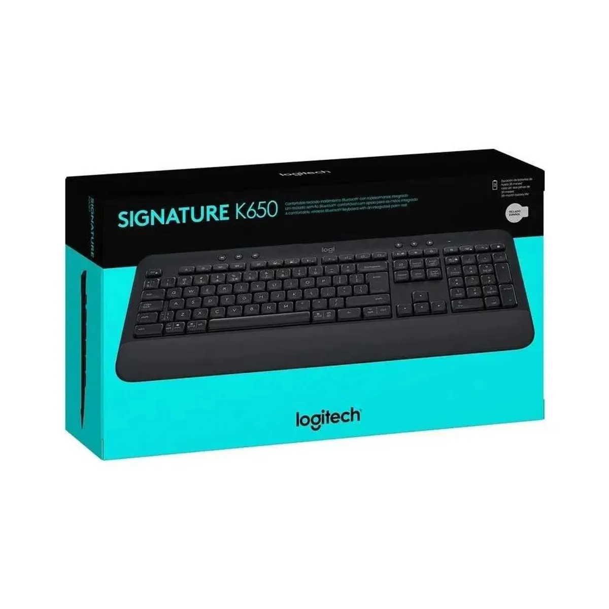 LOGITECH - TECLADO LOGITECH K650 920-010910 WIRELESS BLUETOOTH BLACK