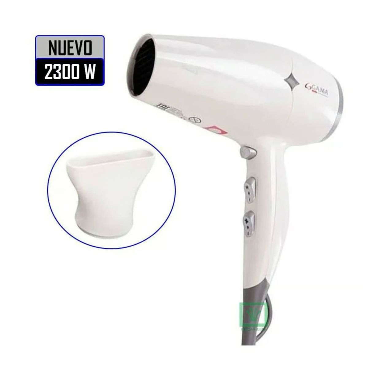 GAMA - Secadora Gama Diamond Ceramic Blanca 2300 Watts