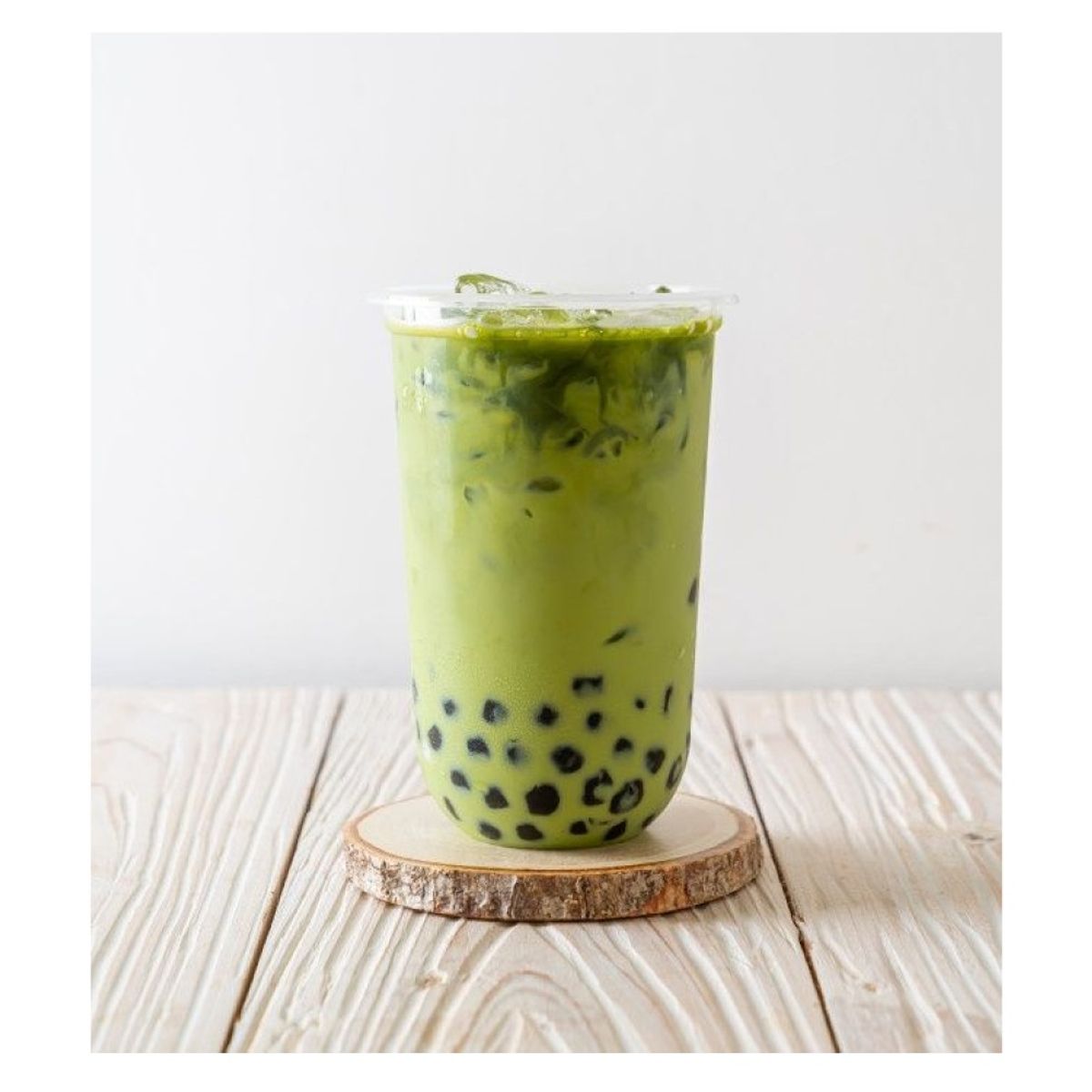 GENERICO - Pack Bubble Tea 2u Matcha y Perlas de Tapioca Negro