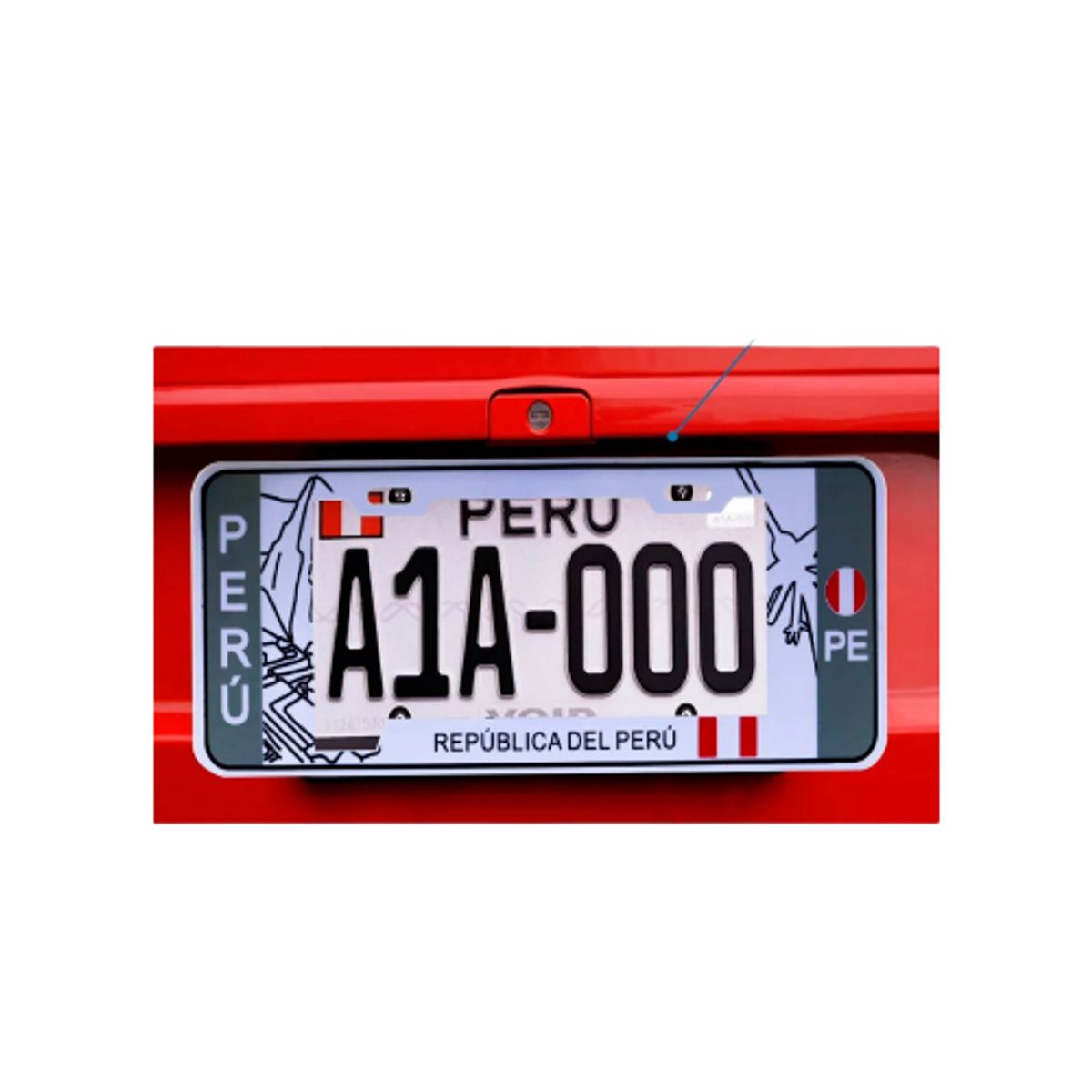 GENERICO - PORTAPLACA  MODELO EUROPEO