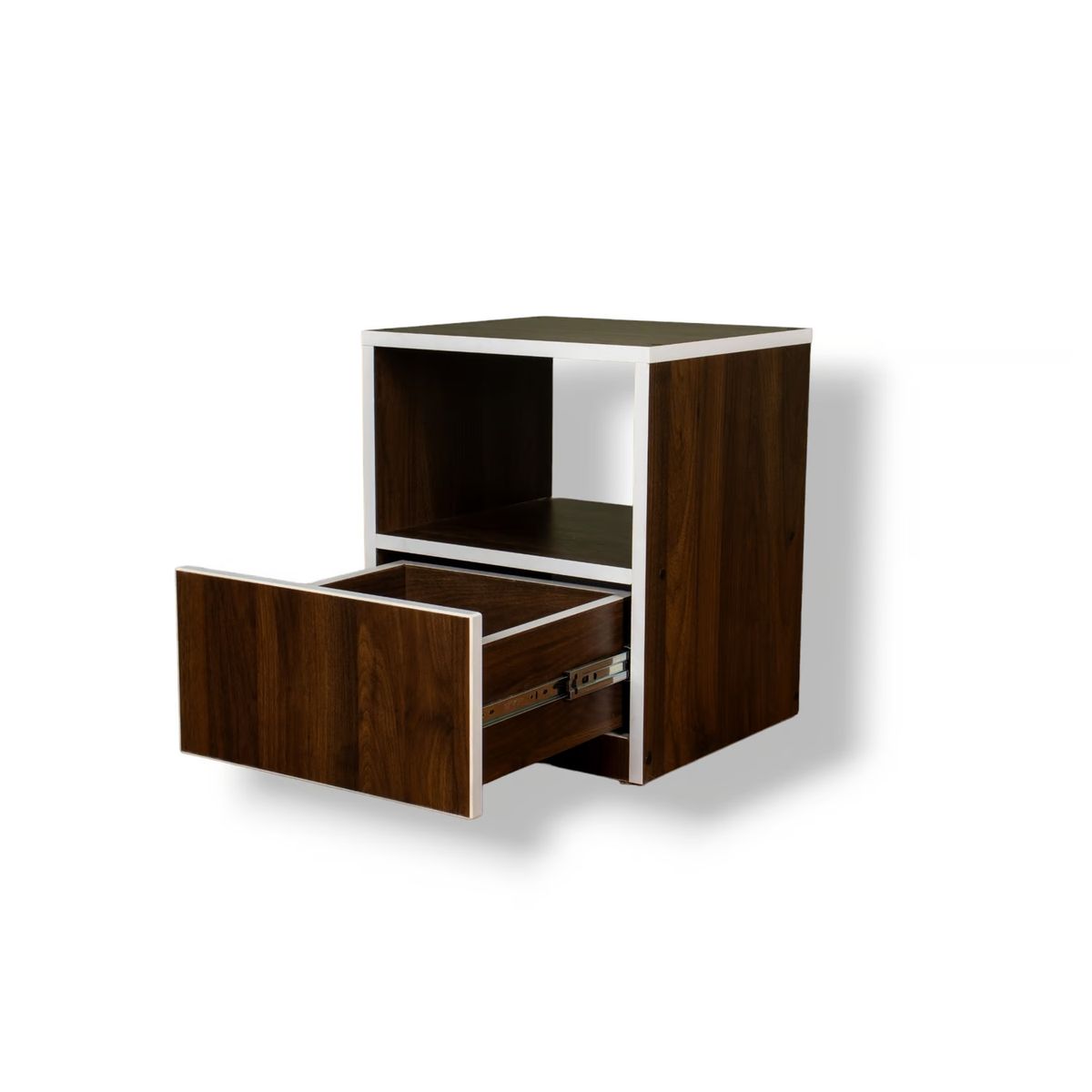 MUEBLES MACRUMO - Veladores 1 cajón Color Pignetto (Set x2)