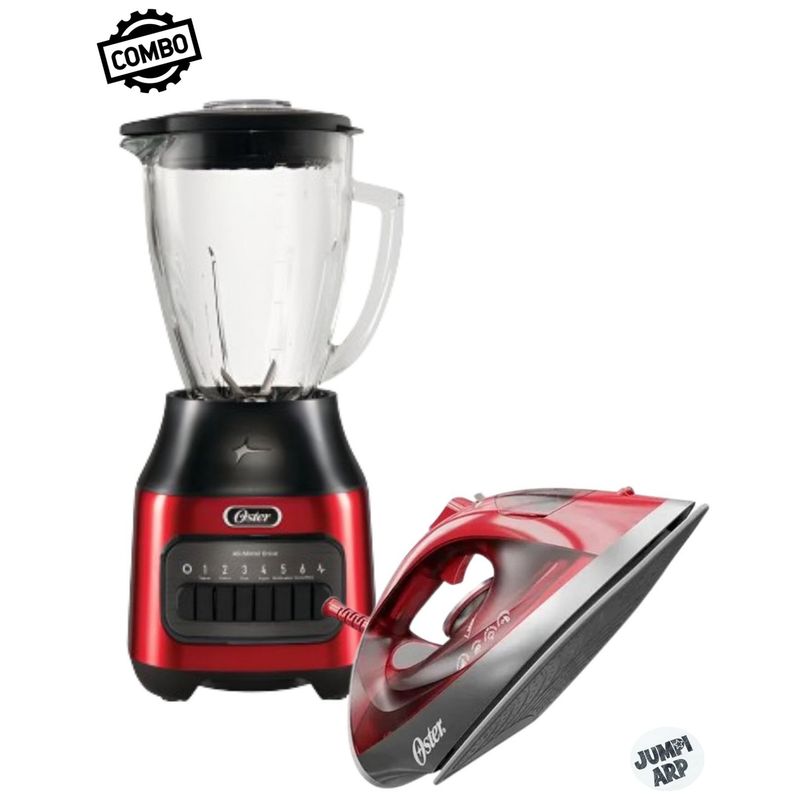 OSTER - Combo Oster Licuadora Blstpeg-cpb + Plancha Gcstbs6051