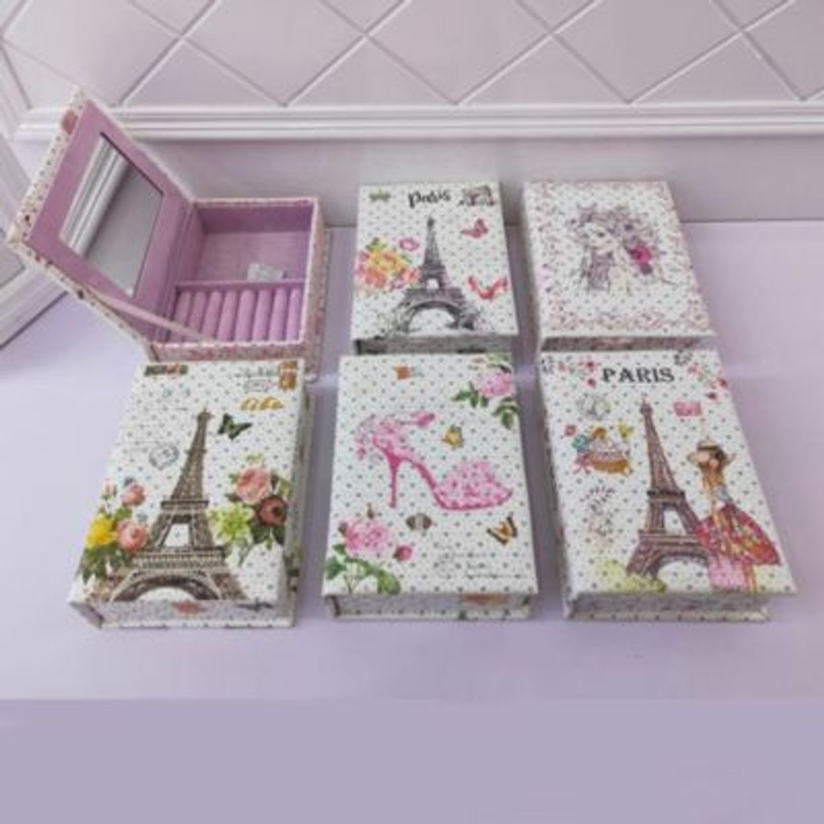 GENERICO - Organizador de Joyas con Espejo 124