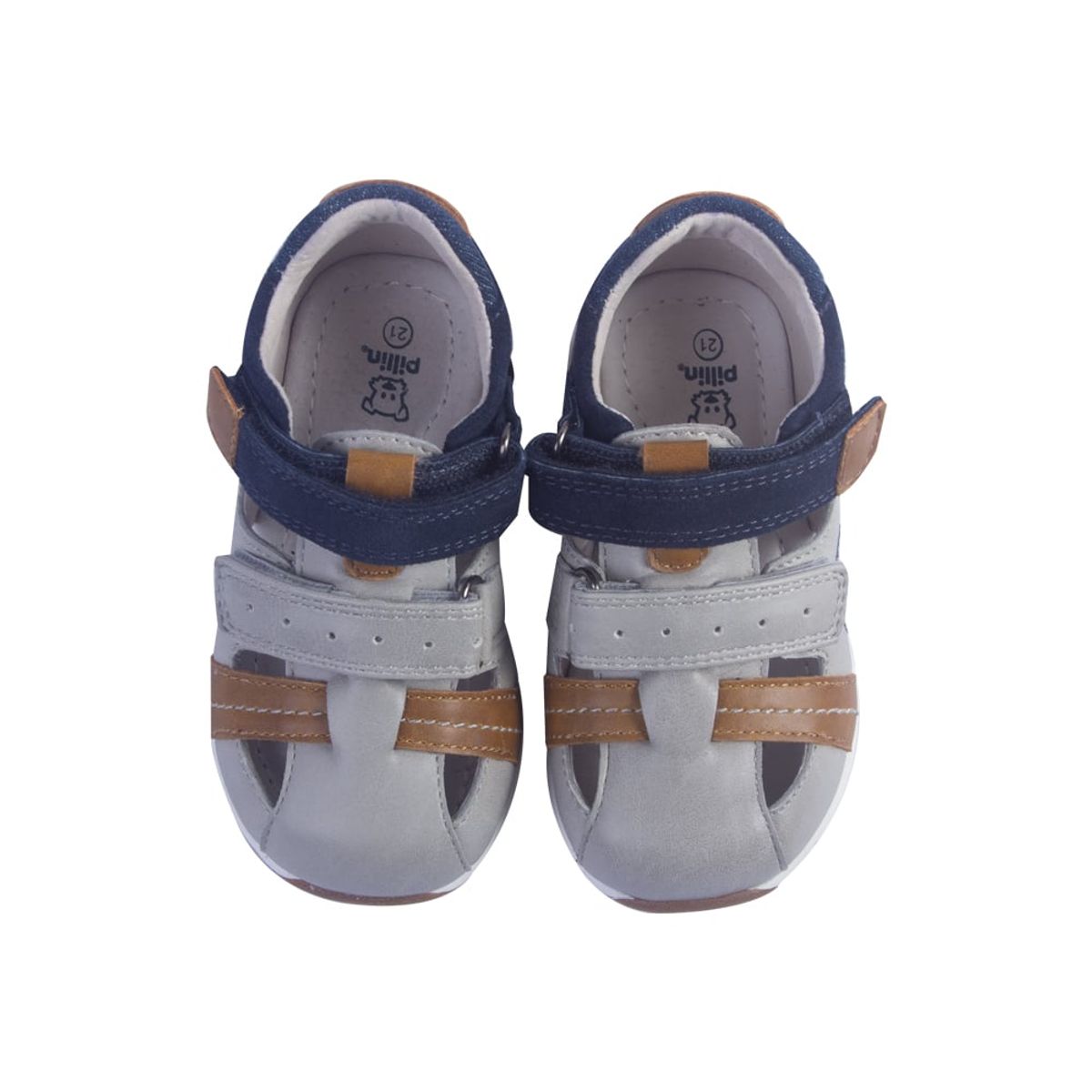 PILLIN - Sandalia Bebe Niño PILLIN PZW86GRI27-1